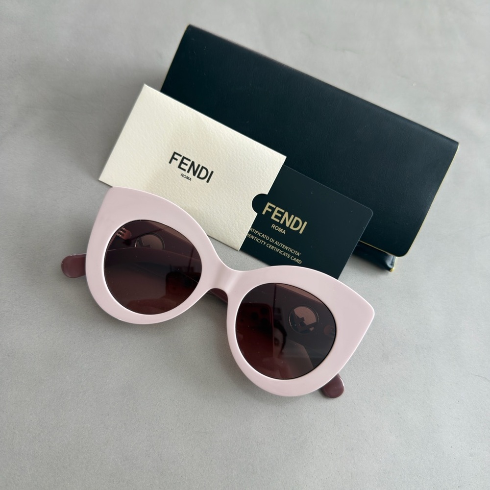Fendi Women’s Cat Eye Two tone Sunglasses